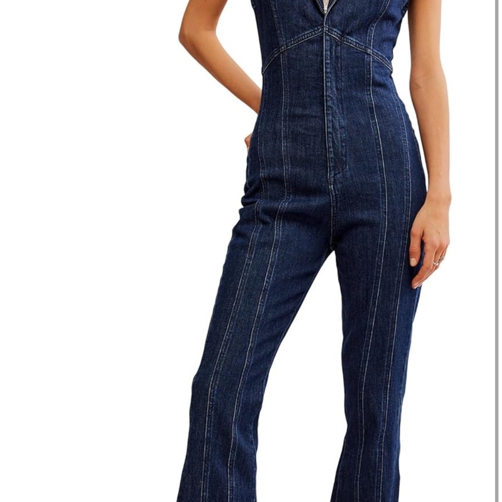 Free People Women's Crvy Ring The Alarm One-Piece, Siren, Small